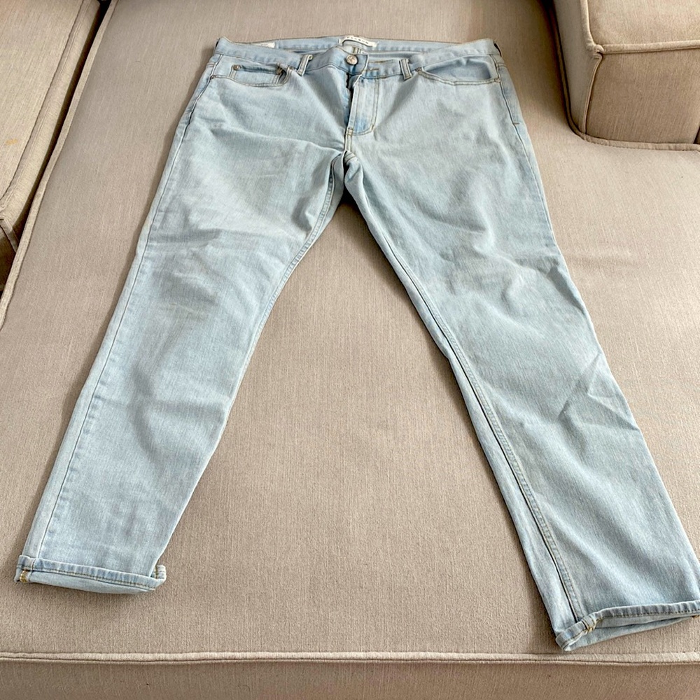 Mens light blue denim Jean